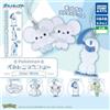 Takara Tomy A.R.T.S Pokemon Flat Mascot Bianco Set Completo Capsule Toy Ufficiale JAPAN