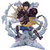 BANDAI Figuarts ZERO EXTRA BATTLE One Piece Monkey D. Luffy Gear 4 Leo Bazooka Figura