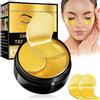 gelpretty 60 Pcs Patch Occhi 24k Gold, Maschera Occhi Collagene, Combattente Occhiaie Scure E Borse Sotto Gli Occhi, Idratante E Lenitiva Per Occhi Gonfi, Effetto Idratante E Antietà, Unisex