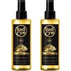 Redone Aftershave Natural Spray Barber Cologne Gold 2 x 150 ml | Profumo di lunga durata | Prodotto di cura premium per uomini | 2 pezzi