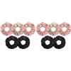 LOPHE Elastici Scrunchie per Capelli in Seta, 5 Pezzi Silk Elastici per Capelli Donna, Elastico in Scrunchies per Capelli Lisci E Ricci, Donna e Ragazze (Confezione da 2)
