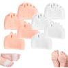 Aosrioylt Separatori Dita in Silicone Hyggear for Donne E Uomini, Cuscinetto Correttore for Alluce Valgo, Separatori Dita in Gel Traspiranti E Morbidi for Dita Sovrapposte(Skin*2+white*2)