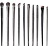 flintronic 10 Pcs Pennelli, Set di Pennelli per Eyeliner, Set Pennello Make Up, per Applicazione Contorno e Definizione, Sfumature