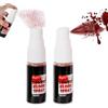 Katiluxiya 2 Bottles Fake Blood Spray Set,Halloween Washable Fake Blood Makeup for Clothes, Zombie, Vampire Cosplay and Special Effects Makeups. (2 Bottles)