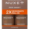 NUXE Men Boost Duo Deodorante Roll-On Uomo 24H Protezione Quotidiana e Freschezza Intensa 2x50ml