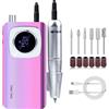 TQUXNGA 45000RPM Trapano Elettrico Trapano Set Con Schermo LCD File Macchina Per Gel Unghie Manicure