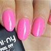 MI-NY Smalto Semipermanente Peel Off Lac rosa, Carnation Pink - Gel senza Base e Top Coat, Rimozione con Acqua Calda, Formula Vegan Friendly, Durata Fino 15 Giorni, Manicure Rapida in 5 minuti