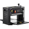 SucceBuy Pialla da Spessore Pialla da Banco da 13 Pollici e Due Pale 15 Amp 1800 W Motore Potente a Basso Rumore per Piallatura Lavorazione del Legno Fai da Te
