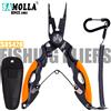 SAMOLLA Nuove pinze da pesca multifunzionali Accessori Forbici per corpo in acciaio inossidabile 420 Linea taglierina Ganci Remover Strumenti per la pesca all'aperto