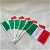 NONE Italia Bandiera a mano 14x21 cm poliestere bifacciale infiltrazione Decorazione bandiera a mano italiana