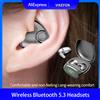 VIKEFON Cuffie Bluetooth 5.3 wireless impermeabili Mini cuffie Chiamata indolore Cuffie sottili con cancellazione del rumore adatte per dormire/sport