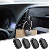 NONE Mini ganci per auto portaoggetti interno per cavo USB chiave per cuffie cruscotto autoadesivo gancio per appendere a parete accessori auto
