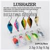 JSFUN 2.5g/3.5g/5g Kit di Pesca Jig Cucchiaio Richiamo Esca Set Duro Metallo Spinner Wobbler Cucchiaio Trota Bass Area Attrezzi Da Pesca Richiamo cucchiaio esca