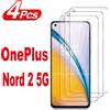 Leeshionz Vetro protettivo per schermo 2/4 pezzi 9H per OnePlus Nord 2 5G Pellicola in vetro temperato