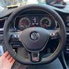 GNUPME Volante dell'auto Treccia Copertura In Pelle Artificiale Nera Per Volkswagen VW Golf 7 Mk7 Touran Up Nuovo Polo Jetta Passat B8 Tiguan