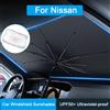 NONE Per Nissan Qashqai Juke J10 J11 X-Trail T32 T31 calci Tiida Pathfinder Note parabrezza per auto parasole ombrello ombreggiante anteriore