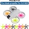 RCSTQ Cinque foglie per eliche DJI Neo Neo2 Puntelli colorati Puntelli a sgancio rapido Pala a pale Eliche a basso rumore per DJI Neo