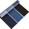 NONE 3 rotoli di toppe termoadesive in jeans, toppe per riparazioni da 8 x 50 cm, toppe termoadesive autoadesive per abbigliamento, per bambini e adulti (colore scuro)