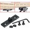 NONE Adattatore per montaggio su bipiede M-LOK Accessori da caccia a basso profilo AR15 Fucile Harris Bipods Supporto su guida Picatinny