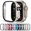 NONE Cover per Apple Watch Ultra 2 3 Custodia 49mm Accessori PC Paraurti antiurto + Protezione schermo in vetro temperato iwatch Series Ultra3