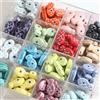 NONE 10 pezzi retrò piccoli pesci perline ciondoli distanziatore in ceramica perline sparse per creazione di gioielli accessori braccialetto fai da te