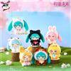 Bandai Hatsune Miku Vinile Peluche Bambola Cieca Scatola Simpatici Animali della Foresta Bambola Borsa da Viaggio Decorazione Ciondolo Regalo Ragazza Sorpresa Giocattolo Alla Moda Regalo