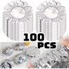 NONE 10/100pcs Foglio di Alluminio Copertura Resistente Al Calore Coperchio Isolante per Ciotole Piatti Mantenere Cibo Caldo Fresco Cucina Food Grade Cling Wrap