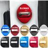 Suzuki 4 pezzi in acciaio inossidabile per Suzuki S Cross Emblem Car Protect Door Lock Cover Custodia decorativa Adesivo Styling Decalcomanie Accessori