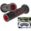 NONE Manopole moto da 7/8 pollici 22/24mm Manopole domino in gel di gomma per KTM YAMAHA universale Pit Bike Motocross Moto
