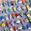 GLOWCAT 5-30 PZ/LOTTO Misto Casuale Colorato Ceramica di Vetro Pesce Dell'oceano Pendenti di Fascino Creazione di Gioielli Risultati per la Collana Orecchino Portachiavi