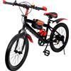NONE Mountain bike da 20 pollici, bicicletta per bambini a 7 velocità Bicicletta unisex per ragazzi e ragazze Bicicletta per bambini MTB regolabile in altezza con bollitore, parafanghi
