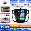 Hizpo Lettore multimediale per auto Android 2 Din per Ford Focus 3 MK3 2011-2019 GPS Carplay 4G AI Schermo intelligente Autoradio 360Camer