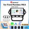 Junsun Autoradio Junsun Wireless CarPlay Android Auto per Ford Mondeo Mk4 (BA7 Facelift) 2010-2014 con ventola di raffreddamento integrata, navigatore GPS Android, lettore multimediale, WiFi, DSP, RDS, BT,