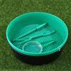 NONE Setaccio per terreno in plastica Filtro a rete Setaccio rotondo per sporco del terreno per setacciatura di pietra del terreno Filtrazione Giardino Fiore Pianta Vivaio Strumenti
