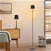 NONE Lampada da terra LED Design 3 in 1 da 130 cm, lampada da terra wireless con funzione touch, lampada da lettura rimovibile con batteria da 8000 mAh