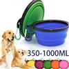 NONE Ciotola Portatile Durevole in TPR per Cibo e Acqua per Cani e Gatti, Pieghevole in Silicone per Viaggi e Attività all'Aperto