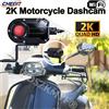 WDSZKMYF Nuovo 2K Moto Guida Dash Cam DVR 30fps Videocamera Mountain Bici Elettrica Bicicletta Casco Moto Telecamera Esterna Scatola Nera