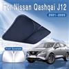 NONE Per Nissan Qashqai J12 2021 ~ 2025 2022 2023 2024 Auto Visiera Parasole Parabrezza Anteriore Parasole Isolamento Termico Estate Accessori Auto