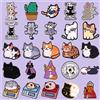 NONE Coppia carina Gatto Smalto Spille Animale Spilla in metallo Distintivo sullo zaino Spilla da bavero Accessori per costumi Regalo di gioielli di moda