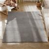 HOMCOM Tappeto HOMCOM 160x120 cm a pelo lungo, lavabile in lavatrice, antiscivolo, in finta pelliccia, per soggiorno, camera da letto