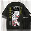 DEMON SLAYER KIMETSU NO YAIBA T-shirt Gyomei Demon Slayer 2026 Ultima Collezione - Maglietta Oversize Vintage Anime con Grafica Himejima Hashira - Streetwear Manga