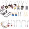 NONE Portachiavi Anime Hunter x Hunter, Ciondolo Distintivo in Metallo, Collana, Porta Orecchini, Regalo per Uomo, Gioielli, Choker, Ciondolo Chaveiro