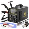 NONE Saldatrice Inverter HZXVOGEN 220V 270A 6-in-1 Multi-processo per Alluminio con Gas MIG/HF TIG/Stick/Spot/CUT 2T 4T