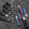 BMW Portachiavi in Pelle Stile M Sport con Emblema Auto, Regalo per BMW Serie M 2 3 4 5 7 Performance G30 G32 E61 E60 E31 X3 X5 X6 X4
