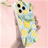 NONE Custodia Morbida con Stampa Limoni Freschi per Xiaomi 15T Pro 5G, 11 Lite 5G, 14, 14T, 13T, 12T e Poco F7 5G, F6, F5, X7, X6, X5, M6