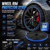 NONE Striscia Protettiva per Cerchioni - Decorazione Elegante per Ruote Auto, Antiurto, Durevole, Adattabile Universalmente, Facile Installazione