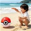 keeppley Pallone da Spiaggia Gonfiabile Pokemon, Giocattolo Acquatico Poke Ball, Pallavolo Genitore-Figlio, Regalo di Compleanno Sportivo Elastico per Bambini