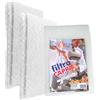 Filtro Cappa Cucina Universale Ritagliabile, Filtri Cappa Cucina Antigrasso Lavabile a Mano - 40x80 cm, 2 Pezzi Nero/Bianco