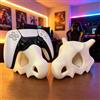 NONE Supporto per Controller Cubone Skull Stampato in 3D, Simpatico Porta Giochi Anime, Base Espositiva Stabile per PS5 DualSense, Decorazione per Sala Giochi Gamer