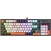 Ajazz Tastiera meccanica da gioco AJAZZ NK98 versione cablata, tasti intercambiabili a caldo, 98 tasti, compatibile con Windows Vista/XP/7/8/10/17, Mac